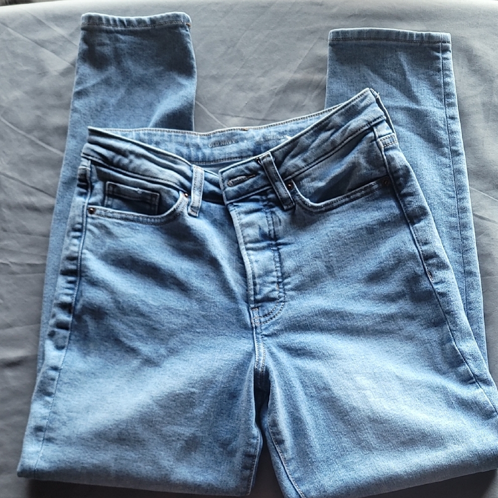 Old Navy Classic Blue Denim Jeans High Rise  O.G Straight